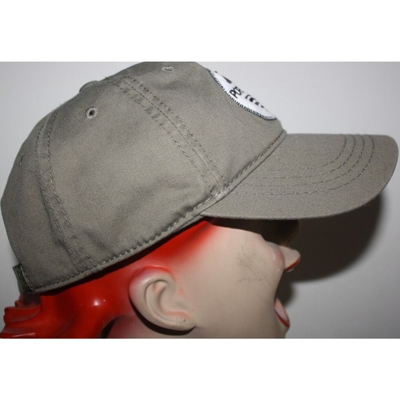 Port Aransas Tx 1855 Cap Olive Green Embroidered Palm Trees Cotton Strapback GUC - Picture 5 of 7